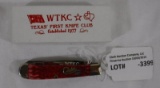 Case WTKC Tx Commermorative Dbl Blade Pkt Knife