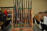 Wooden 14 Gun Gun Rack