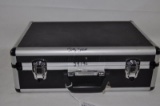 2pc black/silver hard case with latches