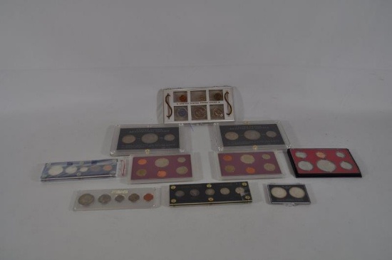 10pc. Asst. US Proof Sets