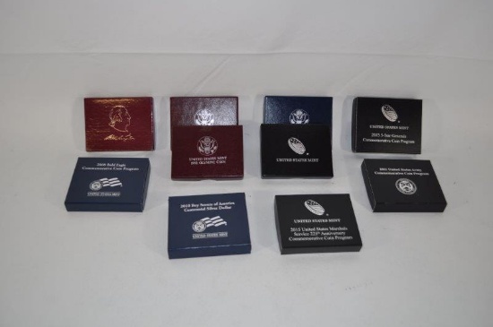 10pc. Asst. Commemorative Coins