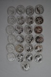 25pc. Foreign Countries Coins