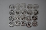 20pc. Foreign Cointries Currency