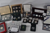 Asst box of Great Britian coin collections