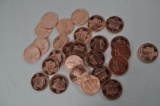 27ct 1832 1oz copper pennies