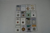 16ct Graded US Coins in plastic cases