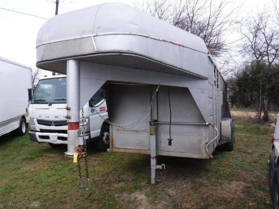 1999 2horse Calico Trailer *bill of sale only*