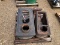 2pc Pot Belly Stoves & 1pc Wright Anvil