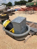 Pallet of Feed Buckets and Feed Troughs