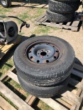 2pc 215x70R15 Tires and Rims