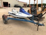 *1989 Kawasaki T-S Jet Ski w/trailer