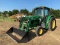 John Deere 6420 w/Bush Hog M546 Loader