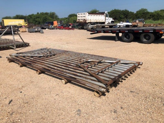 8'x16' Cattle Guard w/Adjustable Side Wings