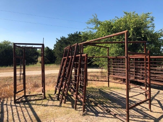 Entire Working Cattle Pen W/tub & palpation cage