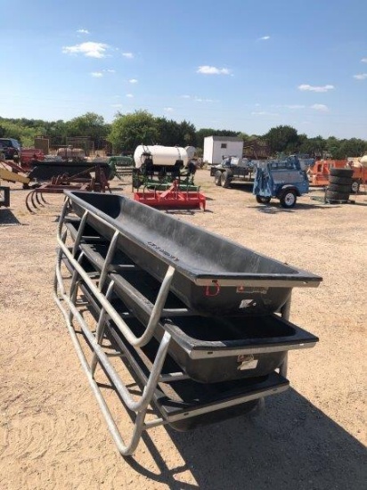 3pc Behlen Country 10' Galvanized Feed Bunk