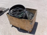 Box of Hydraulic Hoses, Valves, and Baler Belts