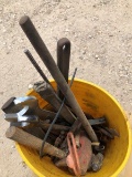 Bucket of Large Hand Tools