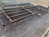 5pc Pipe & 1pc Square Tubing Metal Gates