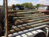 Pallet of Wooden Fence Posts