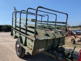 Pintle Hitch Army Trailer BILL OF SALE ONLY