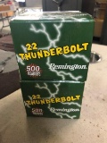 2 Boxes-500 Rounds Remington 22 Long Rifle Rounds