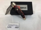 Boker CInch Tree Brand Pocket Knife w/Sheath