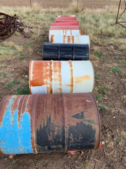 10pc Metal Barrels
