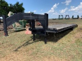 Gooseneck Equipment Trailer 32ft Tandem Dual