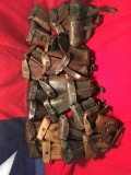 Box of WWII Leather Pouches