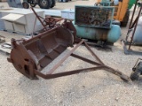 Antique Pull Behind Dirt Scoop