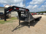 *2016 Lamar 23' Flatbed w/5' Dove & Fold Down Ramp