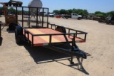 *2020 77'x12' Single Axle Bumper Pull UTV Trailer