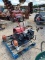 Pallet of landscape items Troy Built Tiller Pony,