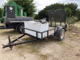 5'x8' Trailer w/Drop Gate & Fuel Tank