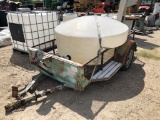 250 gallon water tank on trailer