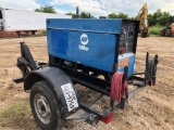 1973 Miller Big 40 Diesel Welder on Trailer