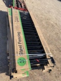 Pallet of 3' Steel Fencing