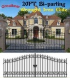 NEW 20' Wrought Iron Gate