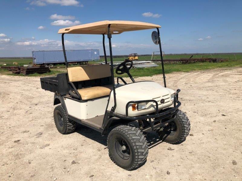 EZGO Gas Powered Golf Cart w/Utility Bed Proxibid