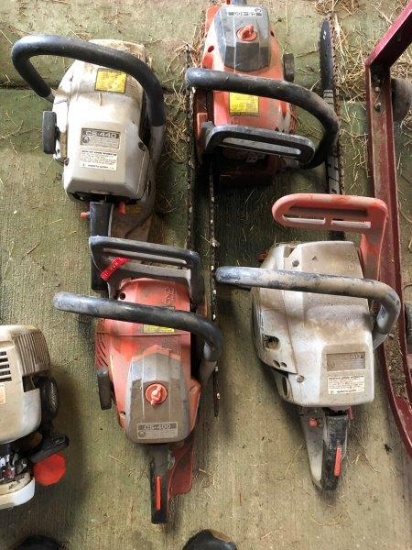 4pc  Echo CS-400 Chainsaws- All Work