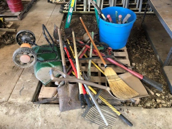 Garden Tools- Rakes, Shovels, Tree Shears