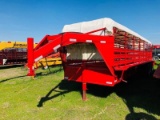 2004 28x6 Cattle Trailer 3axle 8lug