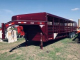 2008 GR Cattle Trailer 32x6.8 3cuts DTRB44