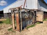 WW Squeeze Chute Cattle W/Palpate Cage
