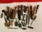 Box Lot of Asst Knives & Sheaths