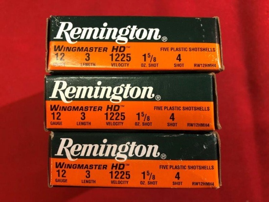 5rds Remington 12ga Shotgun Shells