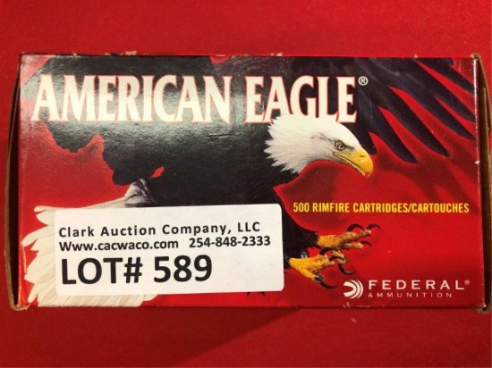 500rds American Eagle 22lr 40gr