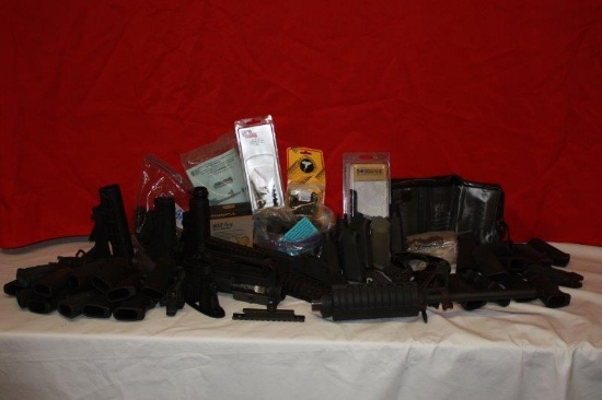 Box Lot of Asst Gun Parts