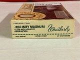 20rds Weatherby 300wby magnum 165gr