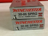 20rds Winchester 30-06sprg 150gr